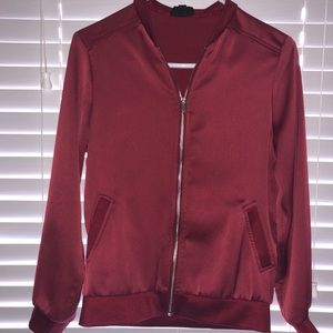 TOPSHOP | Red bomber